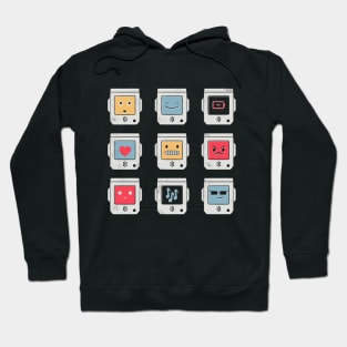 Robotic emojis Hoodie